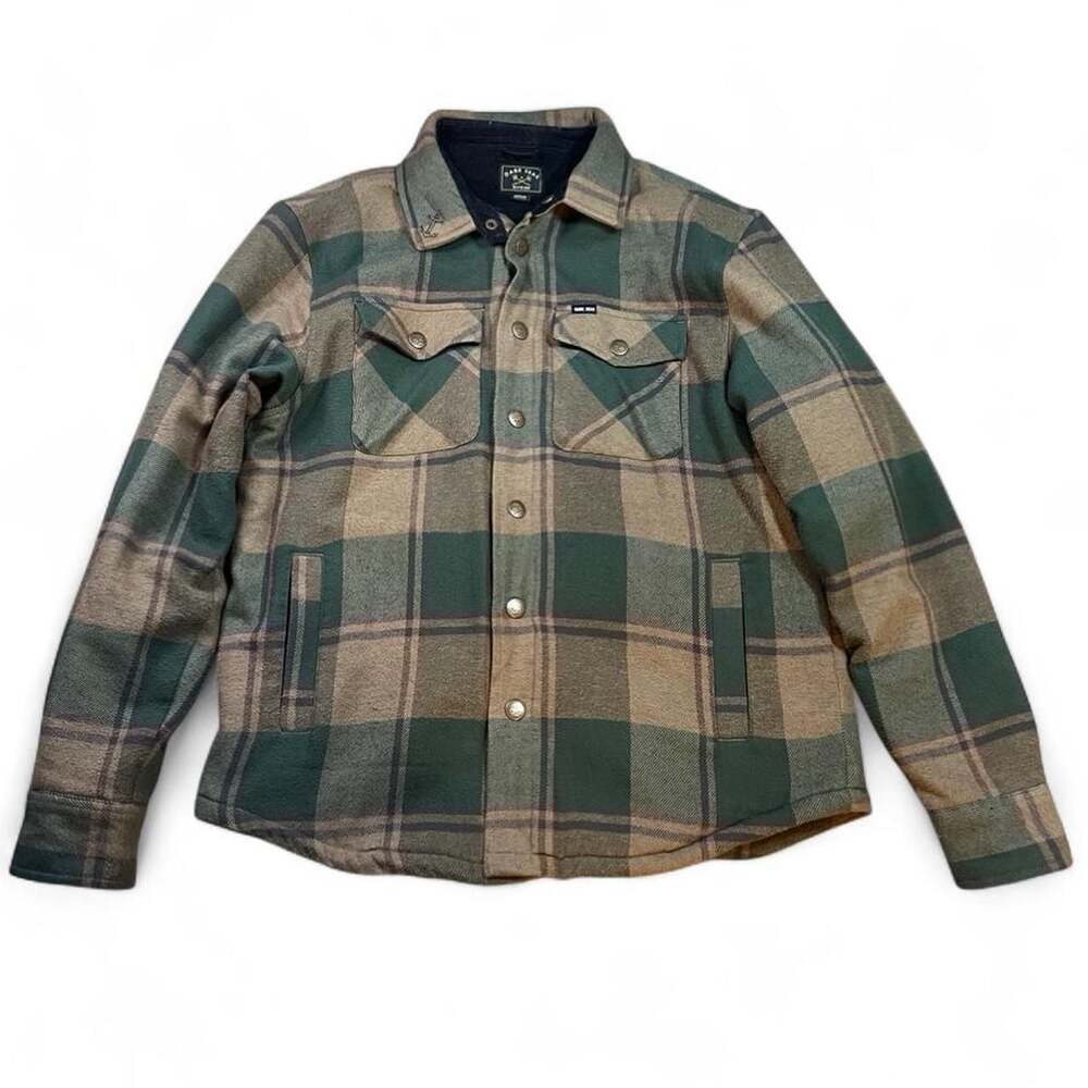 Dark Seas Division Sherpa Lined Plaid Flannel Jacket